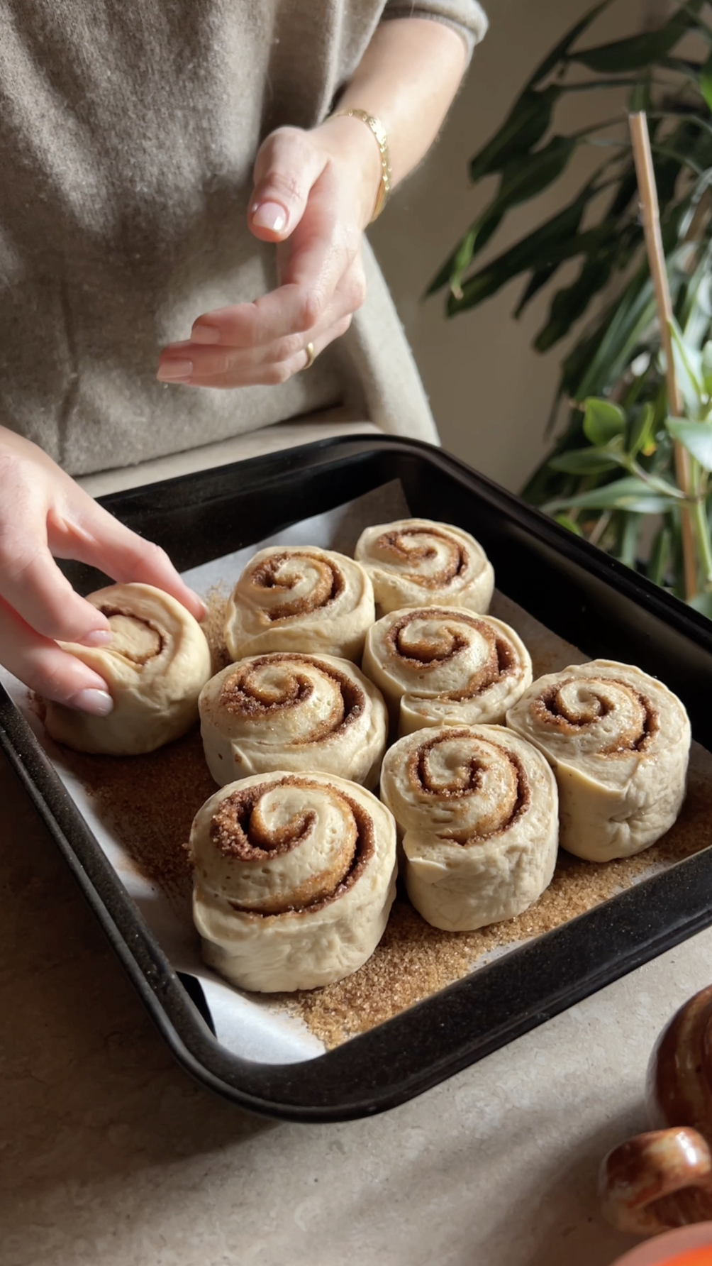 Cinnamon rolls al caffè ricetta step 4