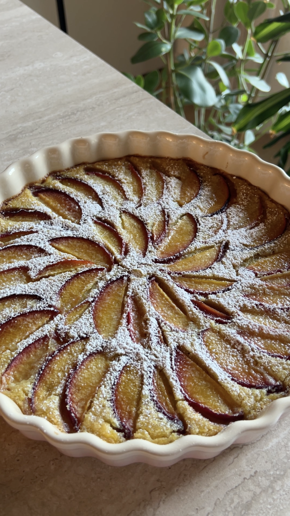 Clafoutis alle pesche ricetta step 5