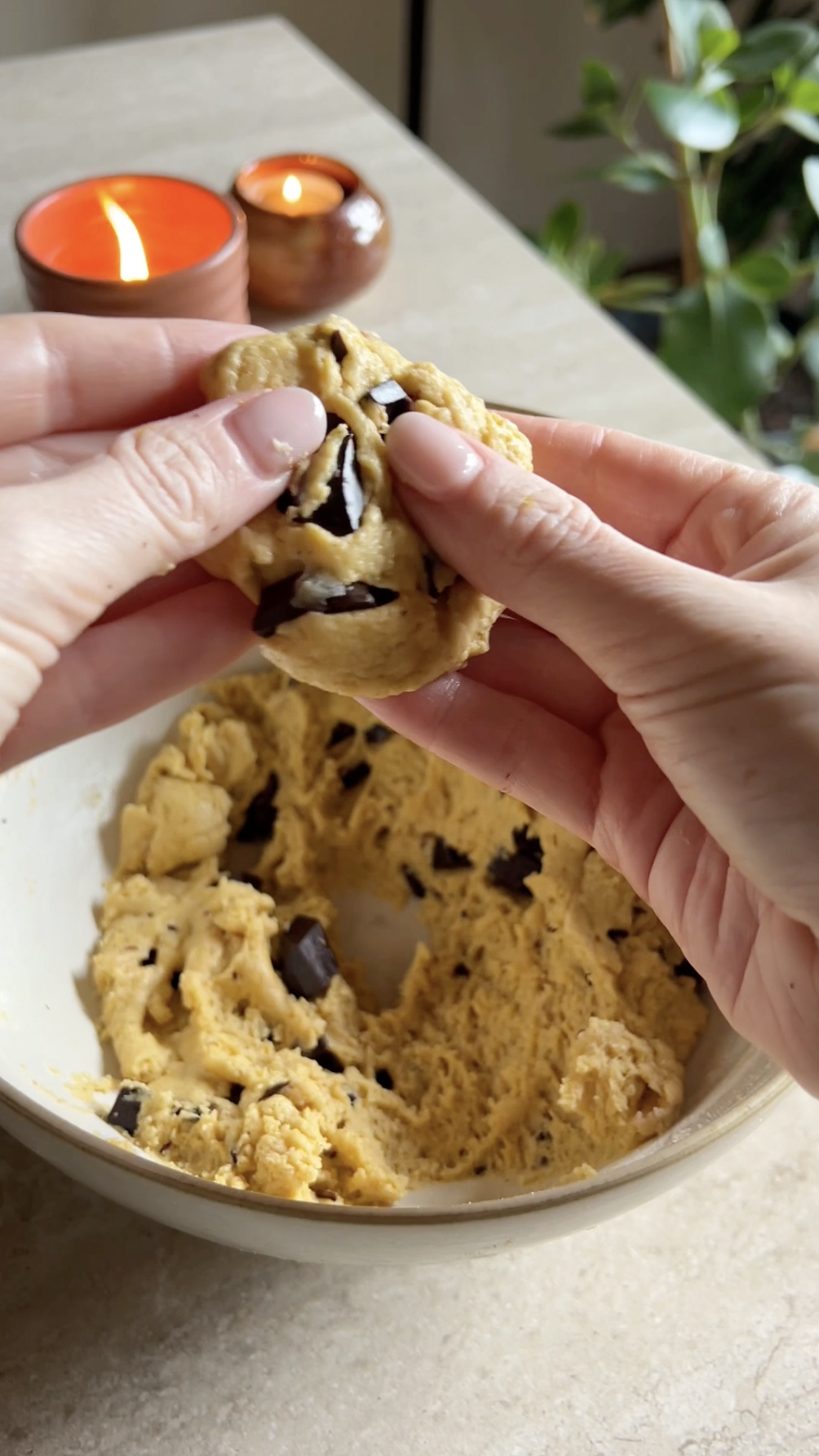 Cookies zucca e cioccolato ricetta step 3