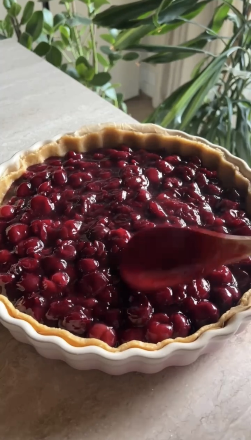 Cherry pie ricetta step 3
