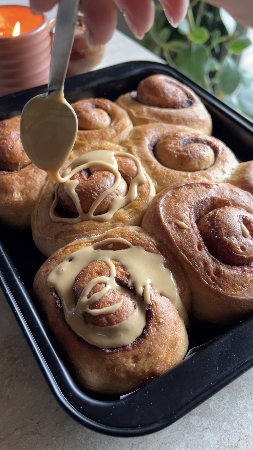 Cinnamon rolls al caffè ricetta step 7