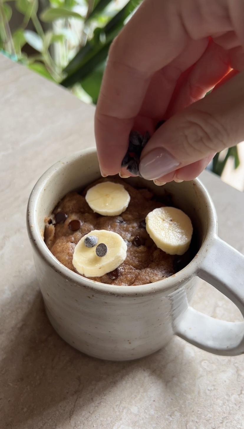 Banana bread in tazza ricetta step 4