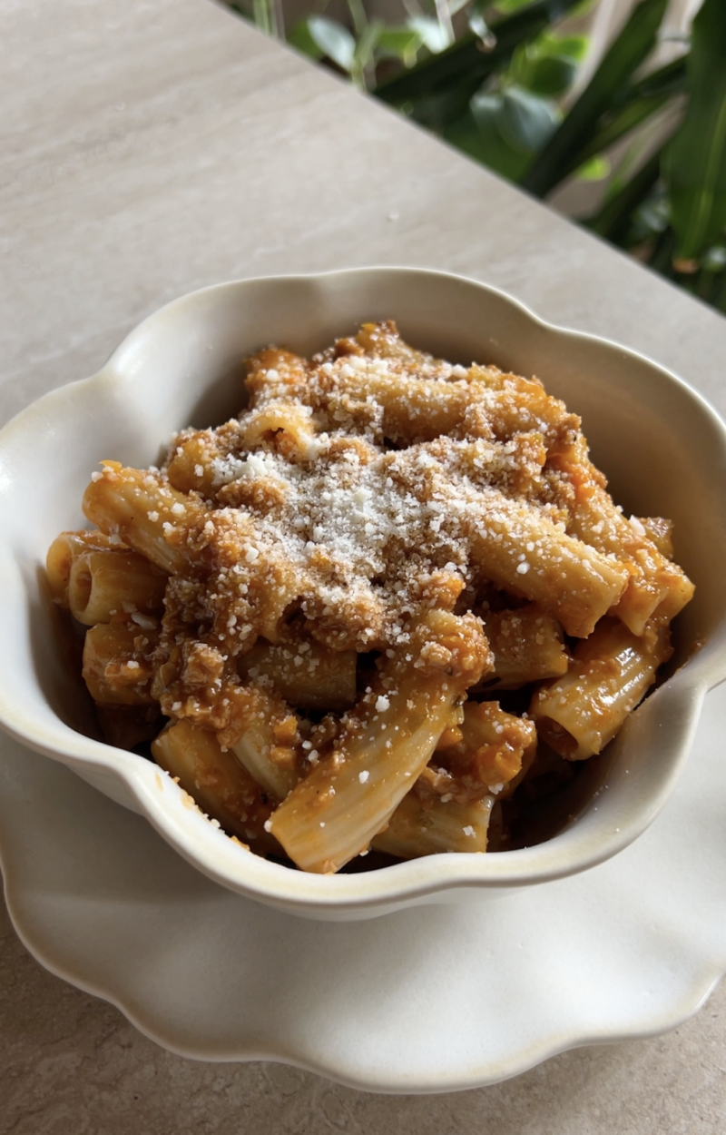 Pasta al ragù di seitan ricetta