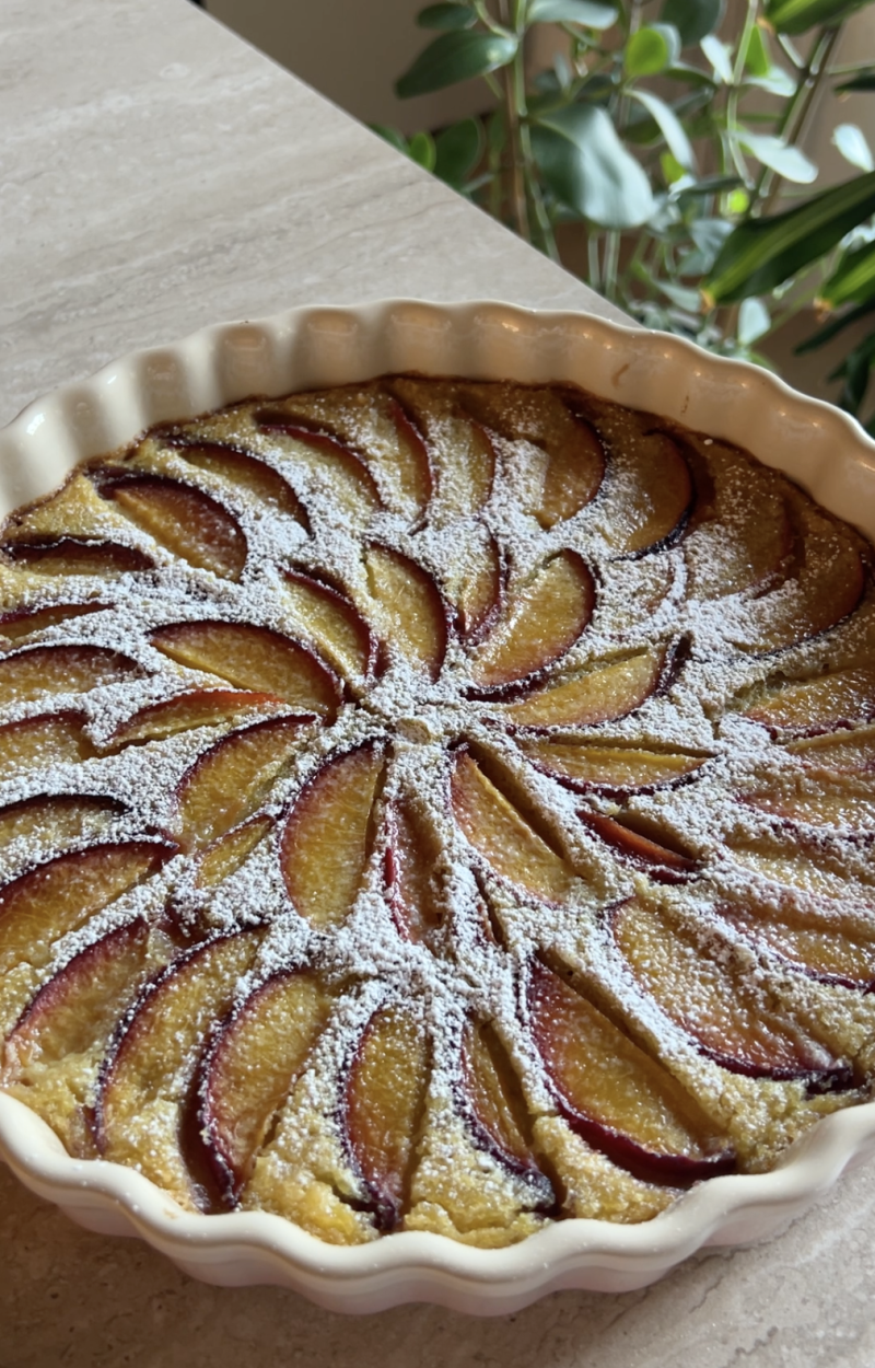 Clafoutis alle pesche ricetta