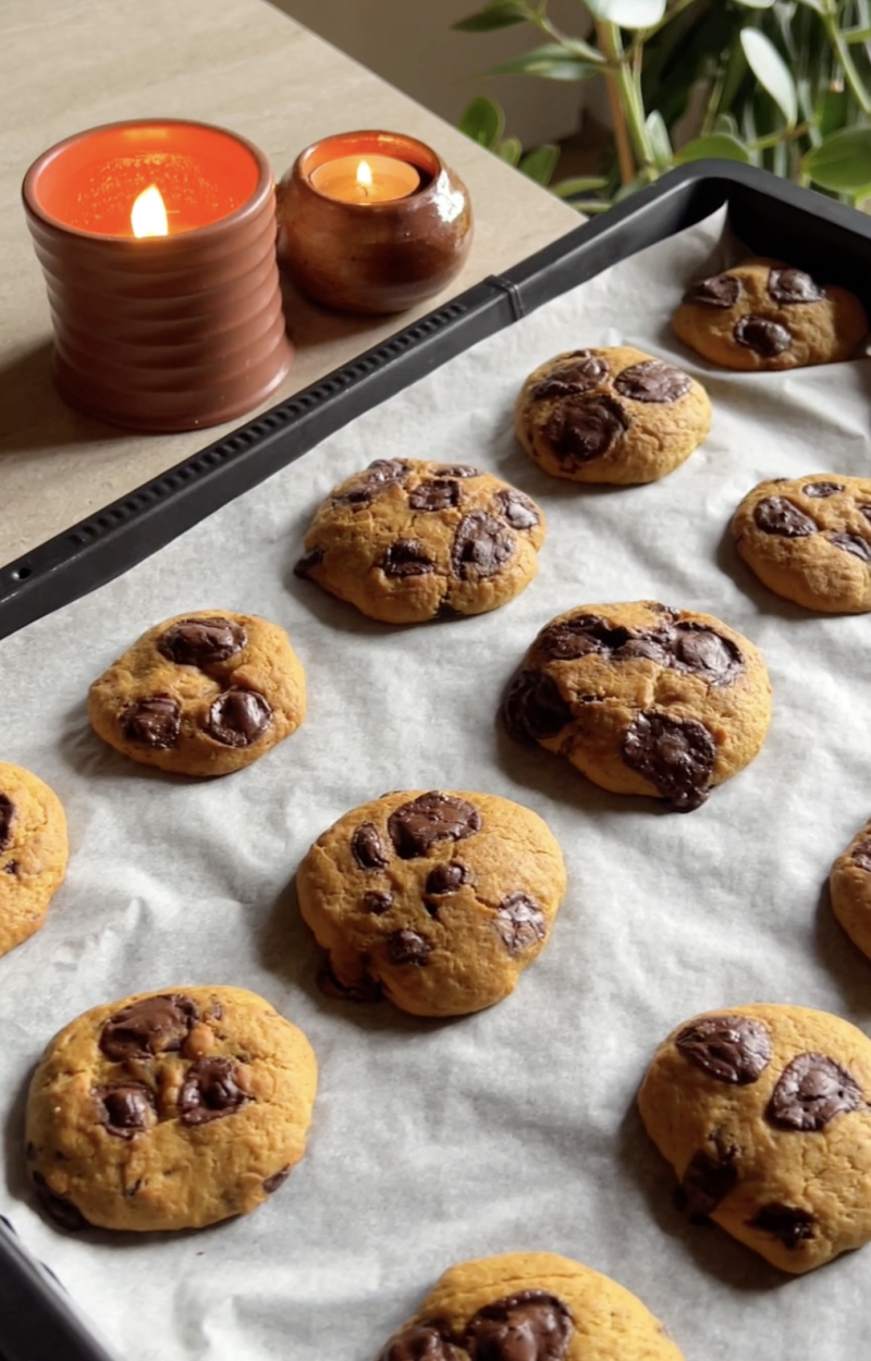 Cookies zucca e cioccolato ricetta