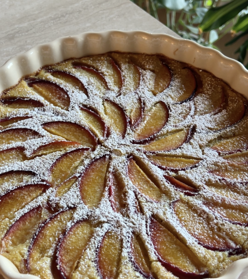 Clafoutis alle pesche ricetta