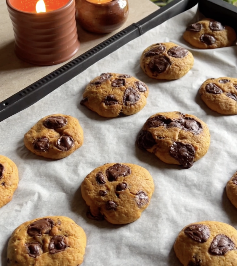 Cookies zucca e cioccolato ricetta