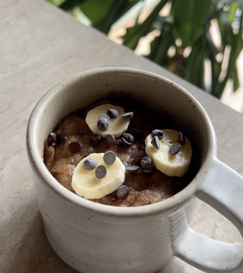 Banana bread in tazza ricetta